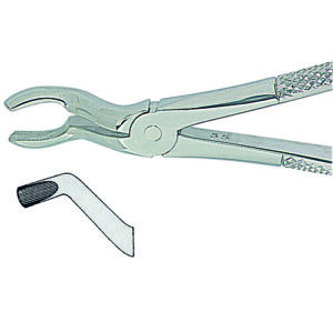 Zahnzange engl. Form Fig. 67A gerieft