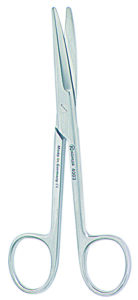 Schere Mayo gebogen stumpf 14,5 cm