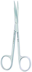 Schere Goldmann-Fox gebogen 12,5 cm