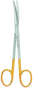 TC-Schere Metzenb. geb. stumpf 14,5cm