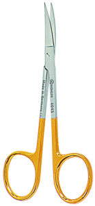TC-Schere Iris gebogen 11,5 cm