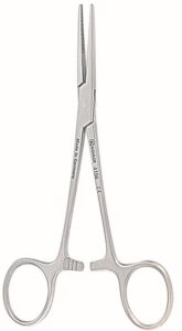 Arterienklemme Kelly 18,5 cm gebog.