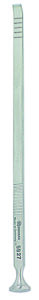 Osteotom OST6C, 6 mm gebogen, flach