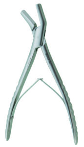 Knochenformzange TESSIER 22 cm -gew.-