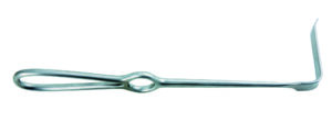 Wundhaken konkav 12×55 mm n.oben geb.